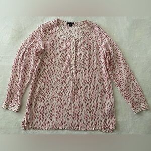 TOMMY Hilfiger Blouse With‎ Adjustable Sleeves Size XL